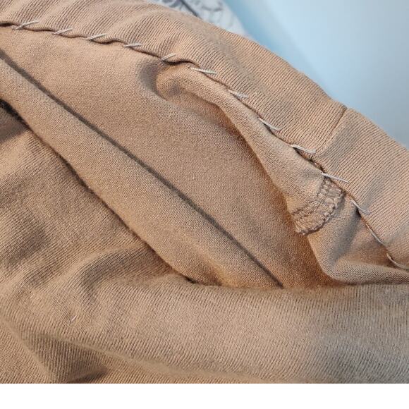 Chico's Zenergy Sz XXL (4) Tan Pippa Jumpsuit Sleeveless Stretchy One Piece - Picture 7 of 7